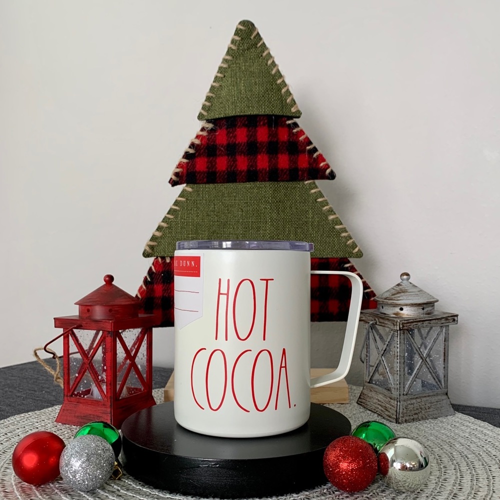 🎄Rae Dunn ‘HOT COCOA’ Stainless Steel Mug🎄